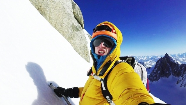 Alleingang am Mont Blanc