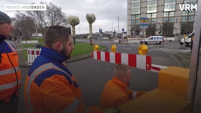 Theodor-Heuss-Brücke ist gesperrt