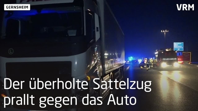 Sieben Verletzte bei Gernsheim auf A 67