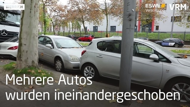 Biebrich: Lastwagen macht sich selbstständig