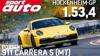 Porsche 911 Carrera S (992) MT | Hot Lap Hockenheim-GP | sport auto