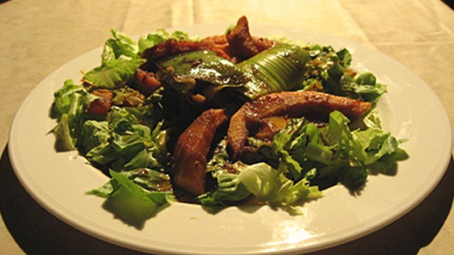 Lauch-Endivien-Kürbis-Salat
