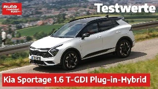 Testwerte: Kia Sportage 1.6 T-GDI Plug-in-Hybrid