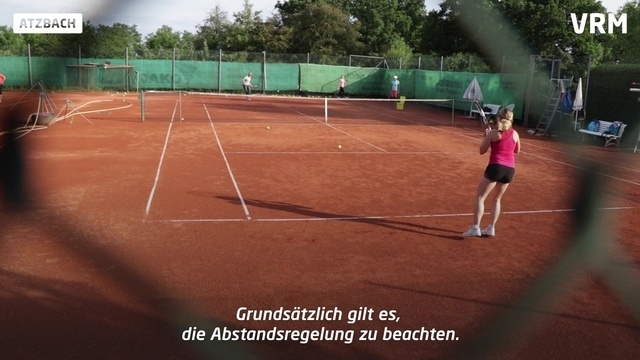 Tennis unter Corona-Auflagen