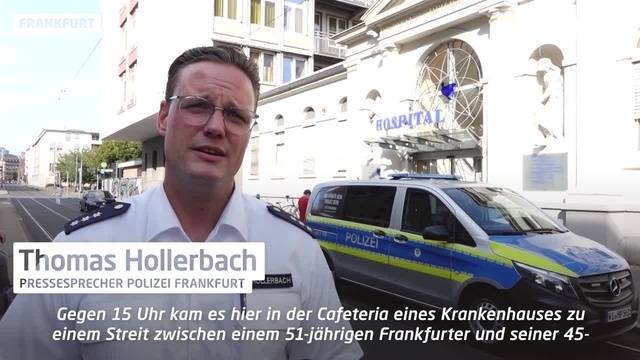 Frankfurt: Messer-Attacke in Krankenhaus