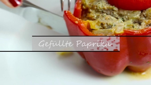 Gefüllte Paprika