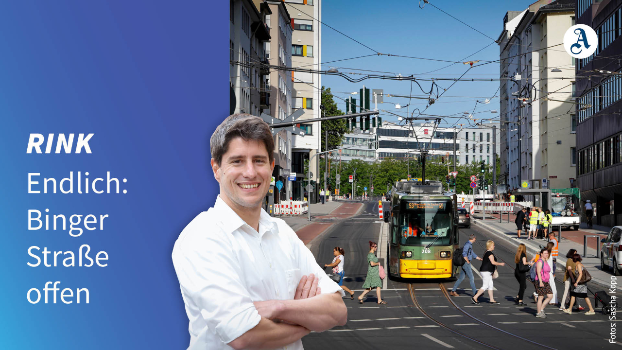Finally: Binger Straße open