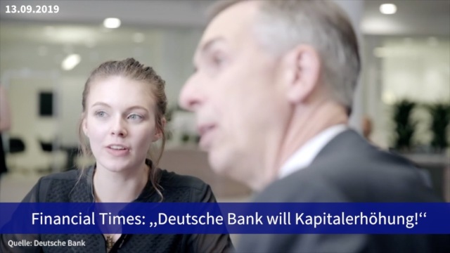 Aktie im Fokus: FT: "Deutsche Bank will Kapitalerhöhung!"