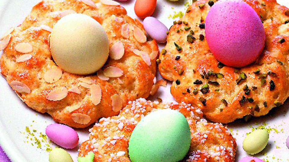 Bunte Osterkränzchen