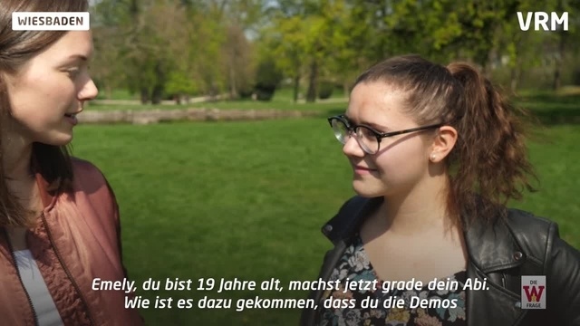 Wiesbaden: Emely Dilchert beantwortet die W-Frage