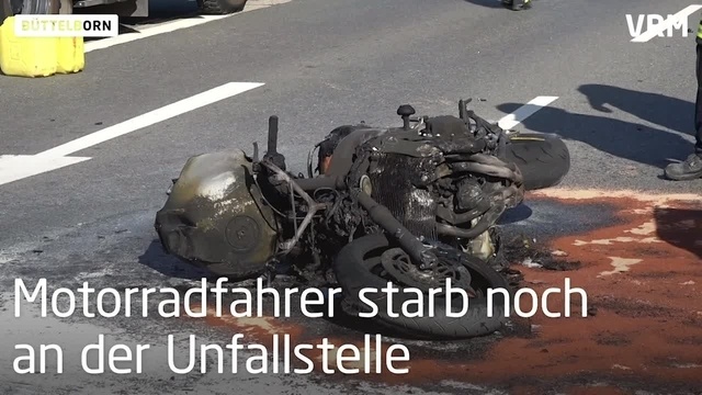 Tödlicher Verkehrsunfall auf Autobahnbrücke zur A67
