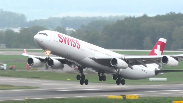 Planespotting am Airport Zürich