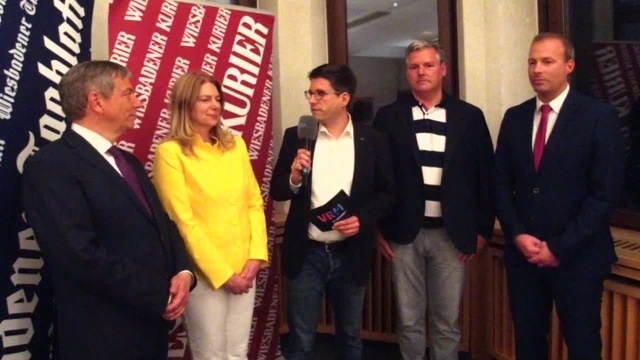 Wiesbaden: Die Elefantenrunde nach der OB-Wahl