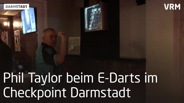 Phil Taylor im Checkpoint Darmstadt