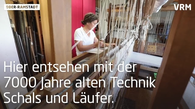 Anja Ritter beherrscht das Handwerk des Handwebens